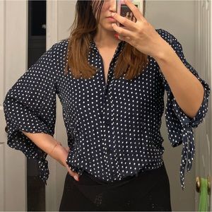 Ralph Lauren Polka Dot Silk blouse
